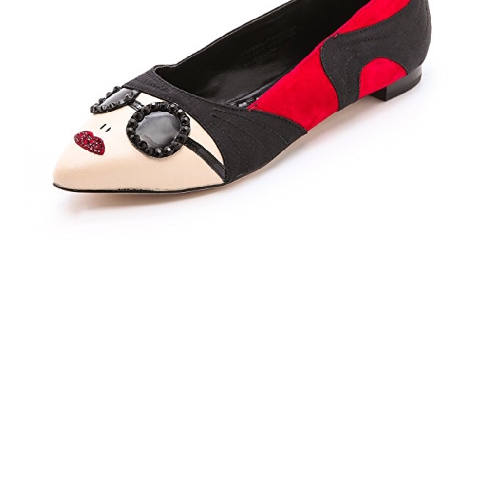 Designer shoes Alice+ Olivia Stacey face flats